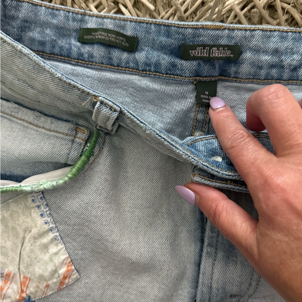 Upcycle Hand Embroidered Patchwork Denim - image 6